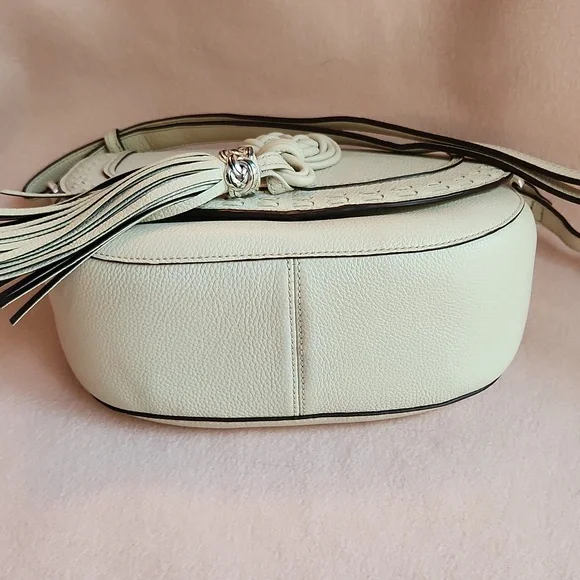 Brighton Trina White Leather Bag - Picture 5 of 12